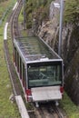 The FlÃÂ¸ibanen Funicular train Bergen Royalty Free Stock Photo